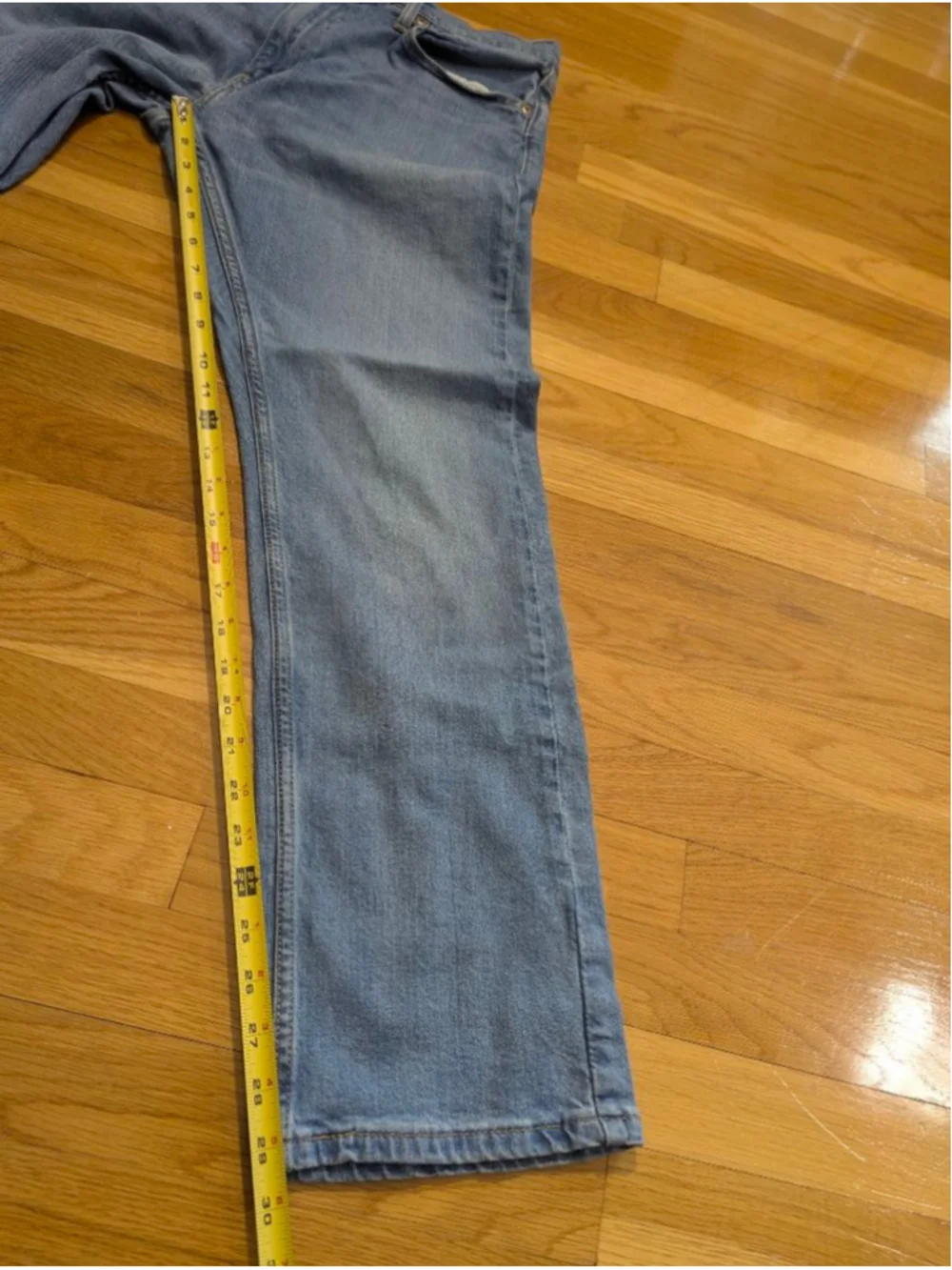 Levi's 513 Straight Jeans 36 x 30 Light Wash